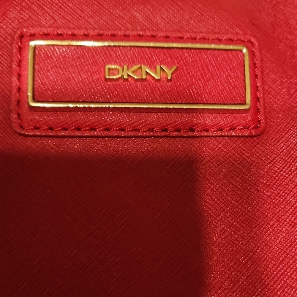 DKNY Cherry Red Women's Tote - Picture 2 of 16